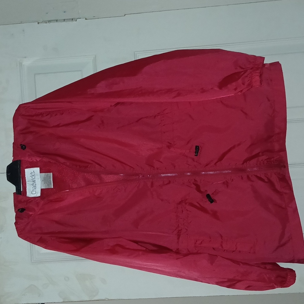 Chadwicks Red Hooded Bomber Jacket